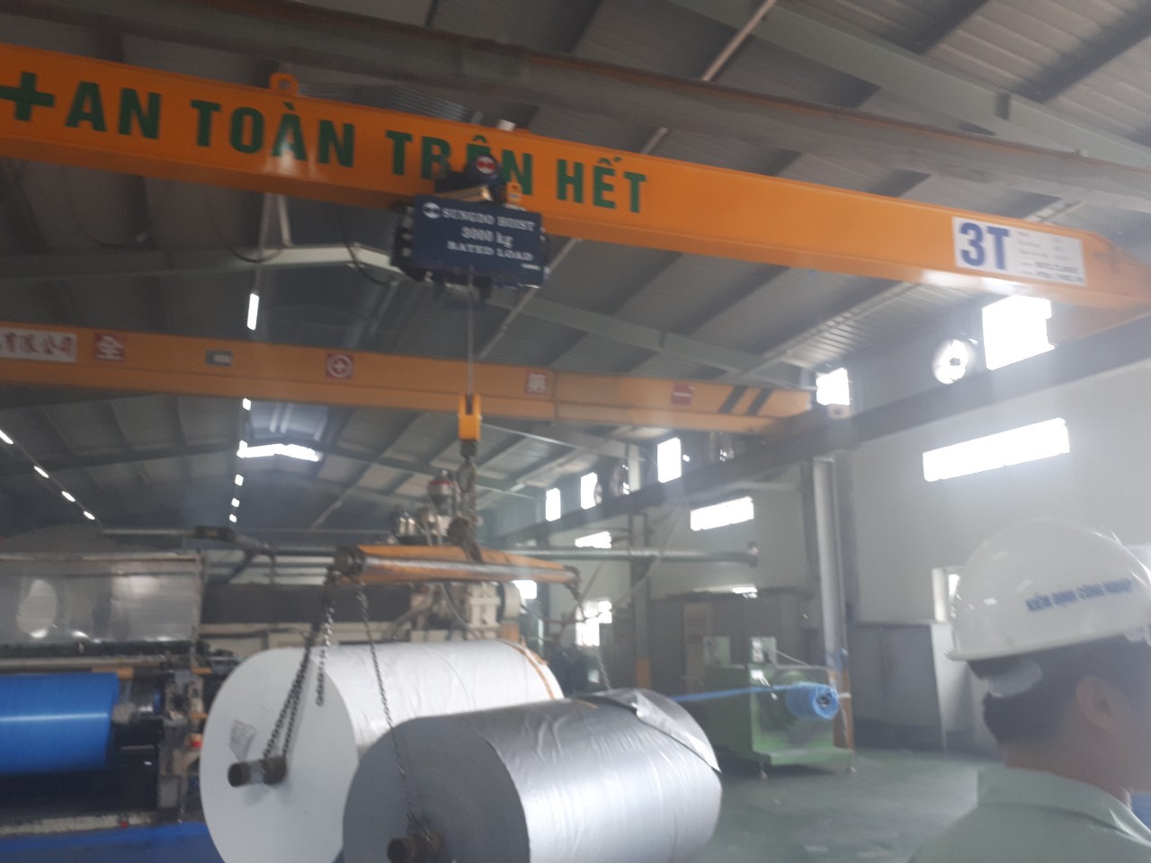 cầu trục 3 tấn dầm đơn