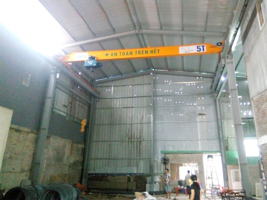 cầu trục dầm đơn 5 tấn tại Hải Phòng