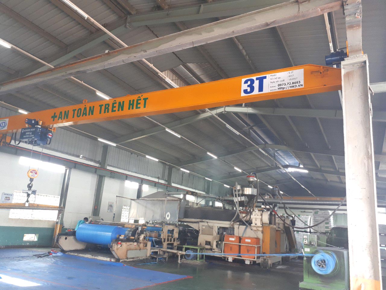 Cầu trục dầm đơn Cầu trục dầm đơn