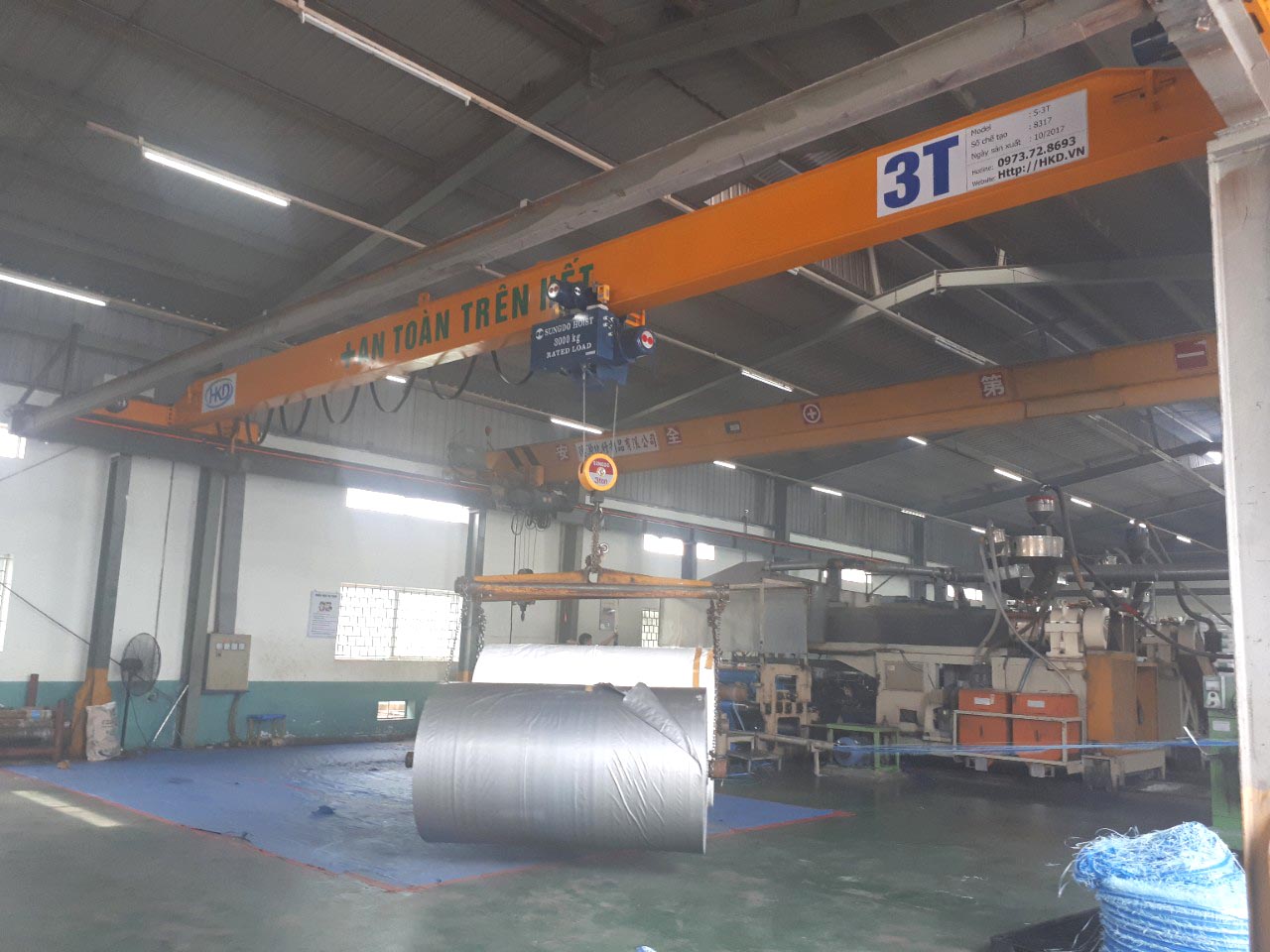 cầu trục dầm đơn 3 tấn loại 1 dầm