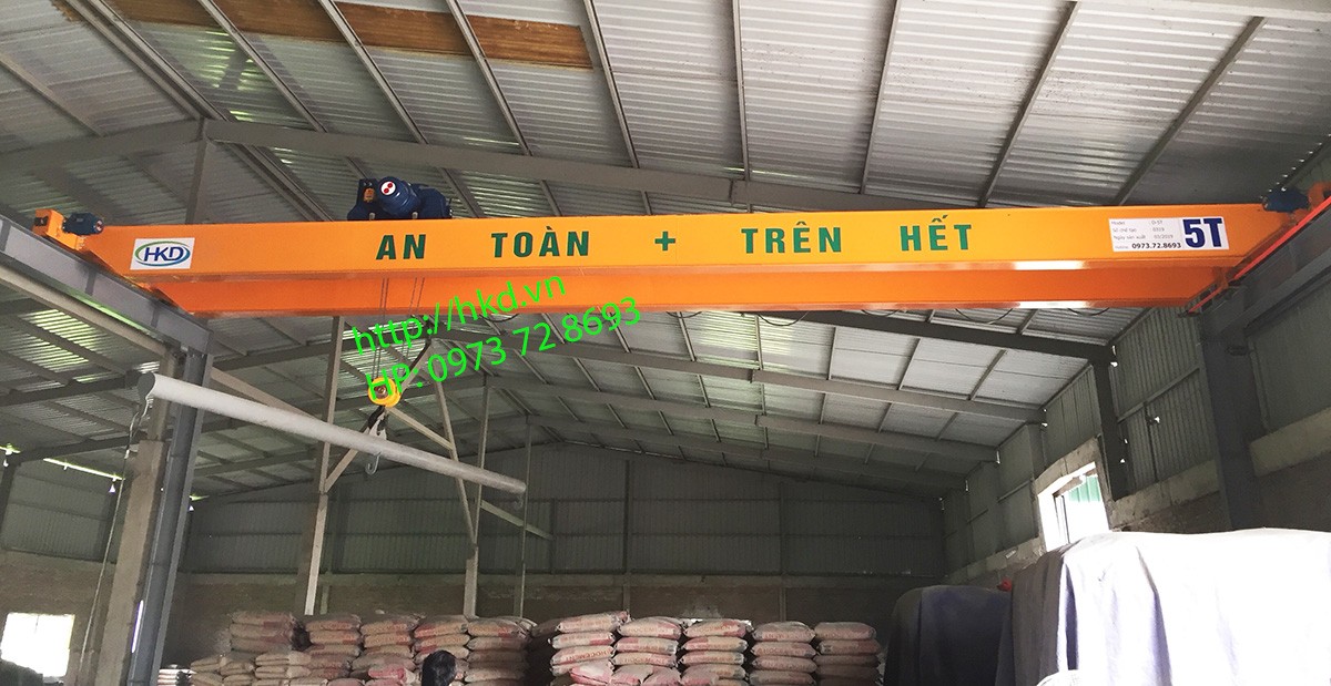 Cầu trục dầm đơn Cầu trục dầm đơn