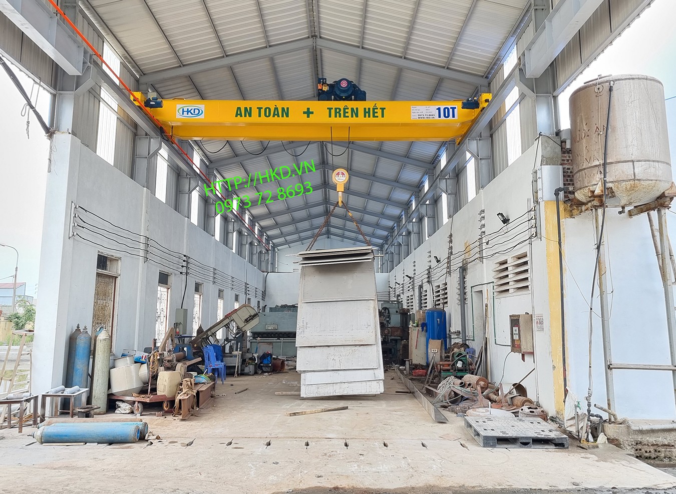 Cầu trục dầm đơn