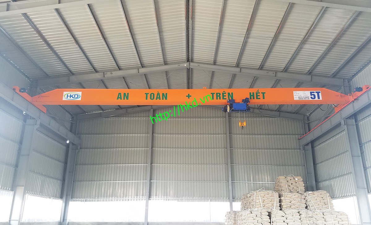 cầu trục dầm đơn 5 tấn hkd