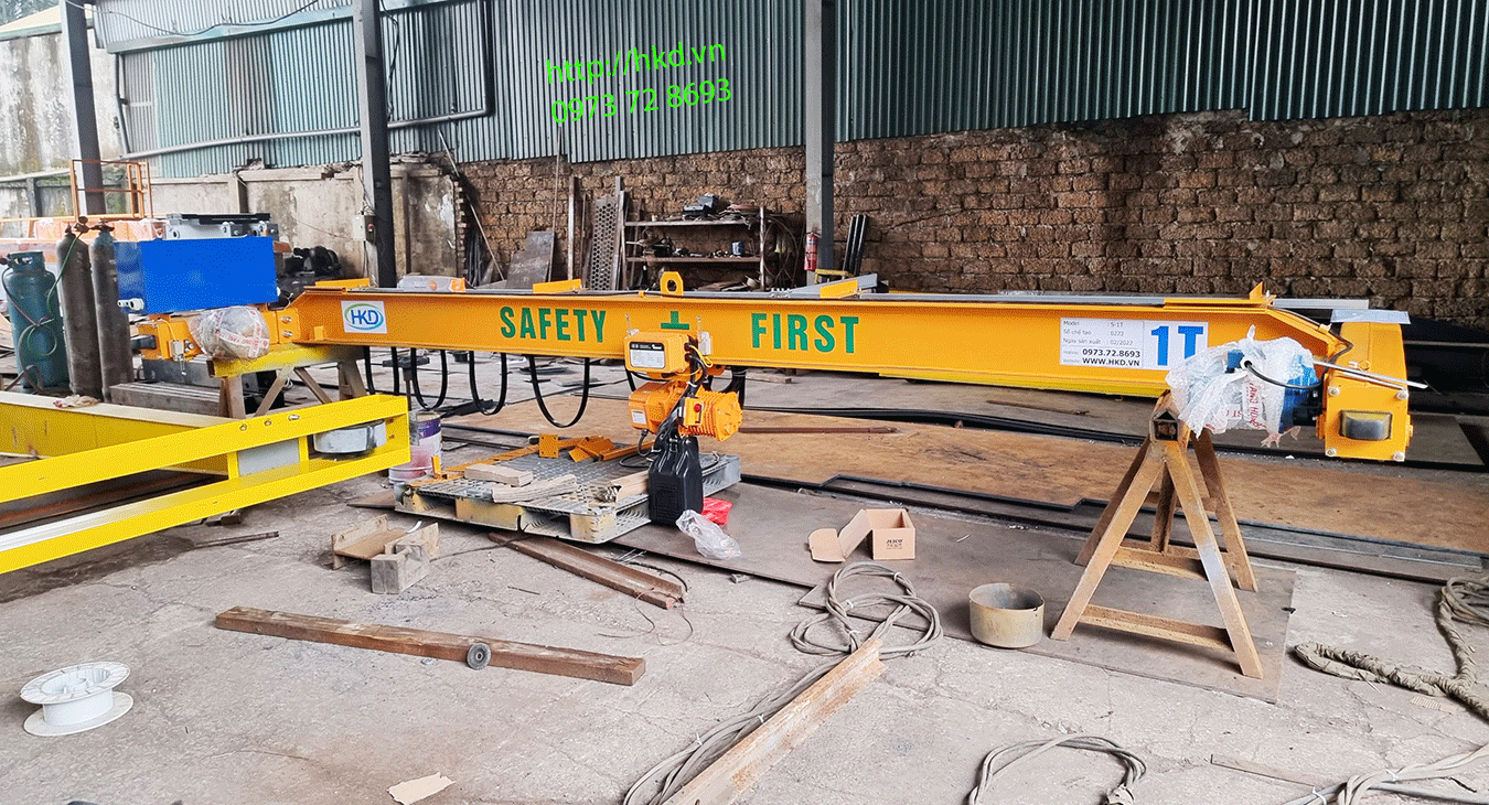 Cầu trục dầm đơn Cầu trục dầm đơn