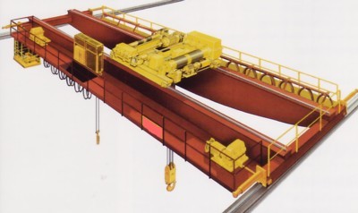 cầu trục dầm đôi 2 mỏ móc 32/10 tấn