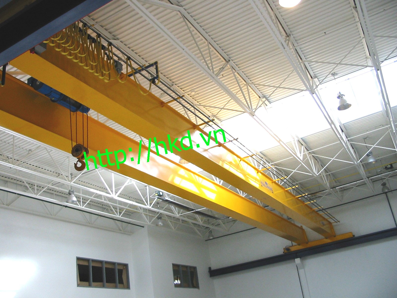 cầu trục dầm đôi 3 tấn HKD lắp đặt và cung cấp