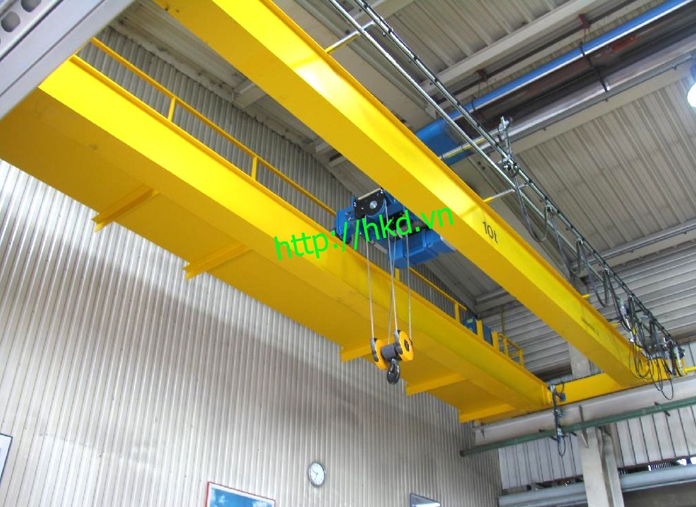 cầu trục hai dầm 10 tấn HKD