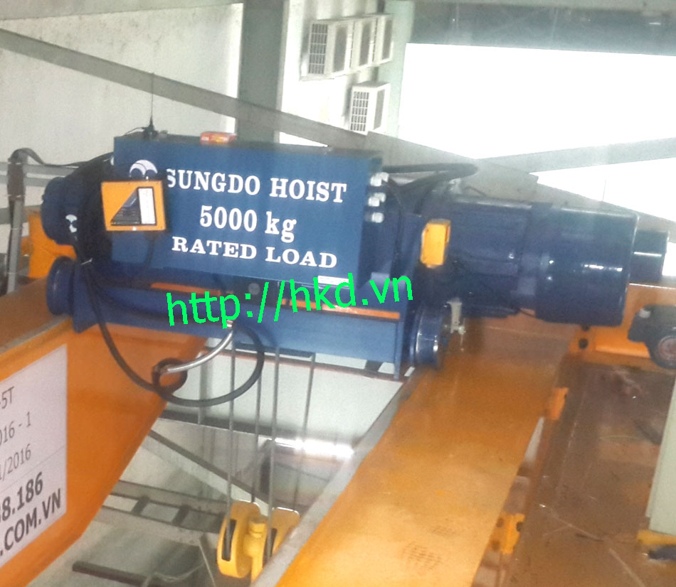 Pa lăng cáp điện sungdo 5 tấn HKD