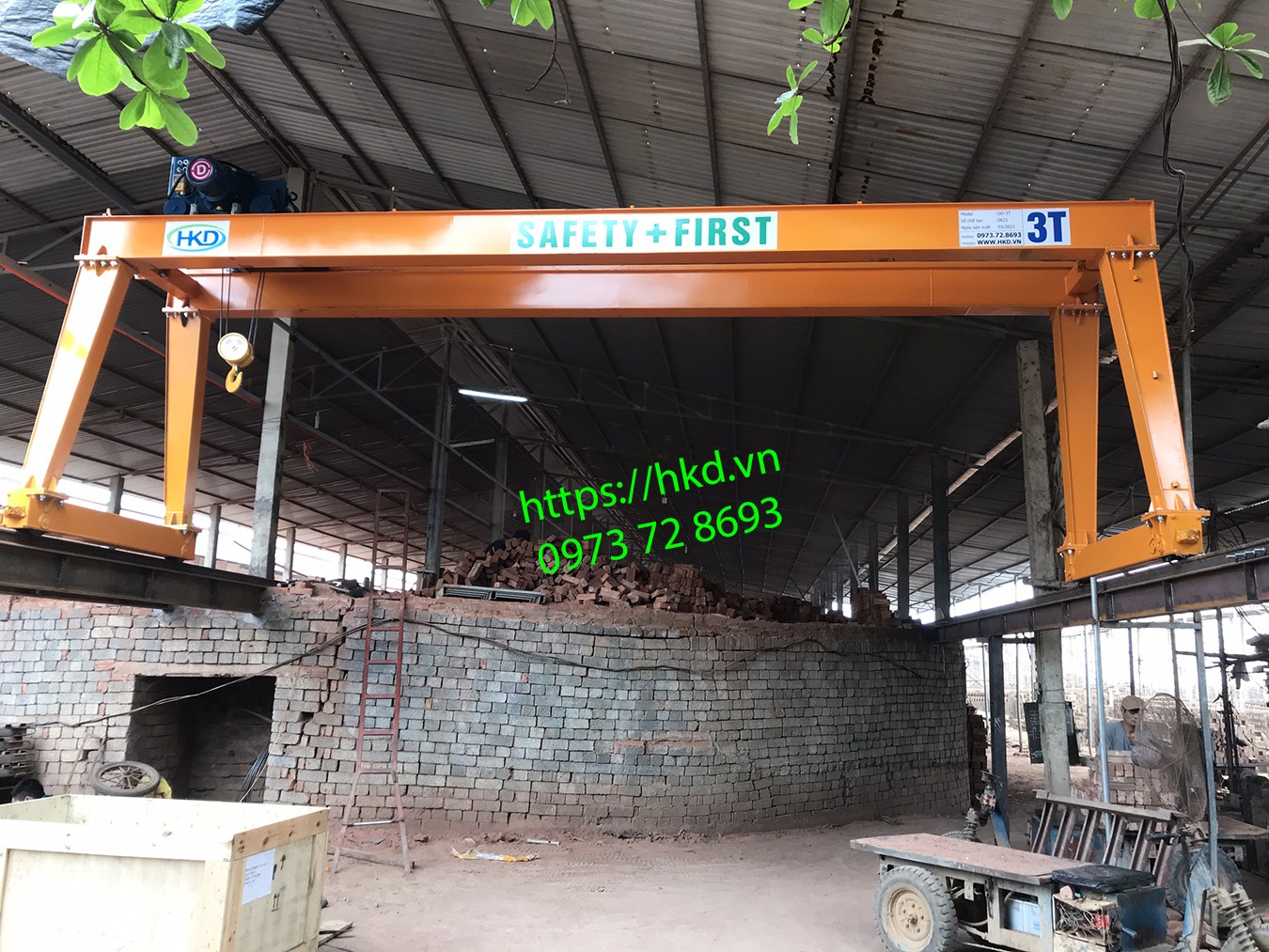 Cầu trục dầm đơn Cầu trục dầm đơn