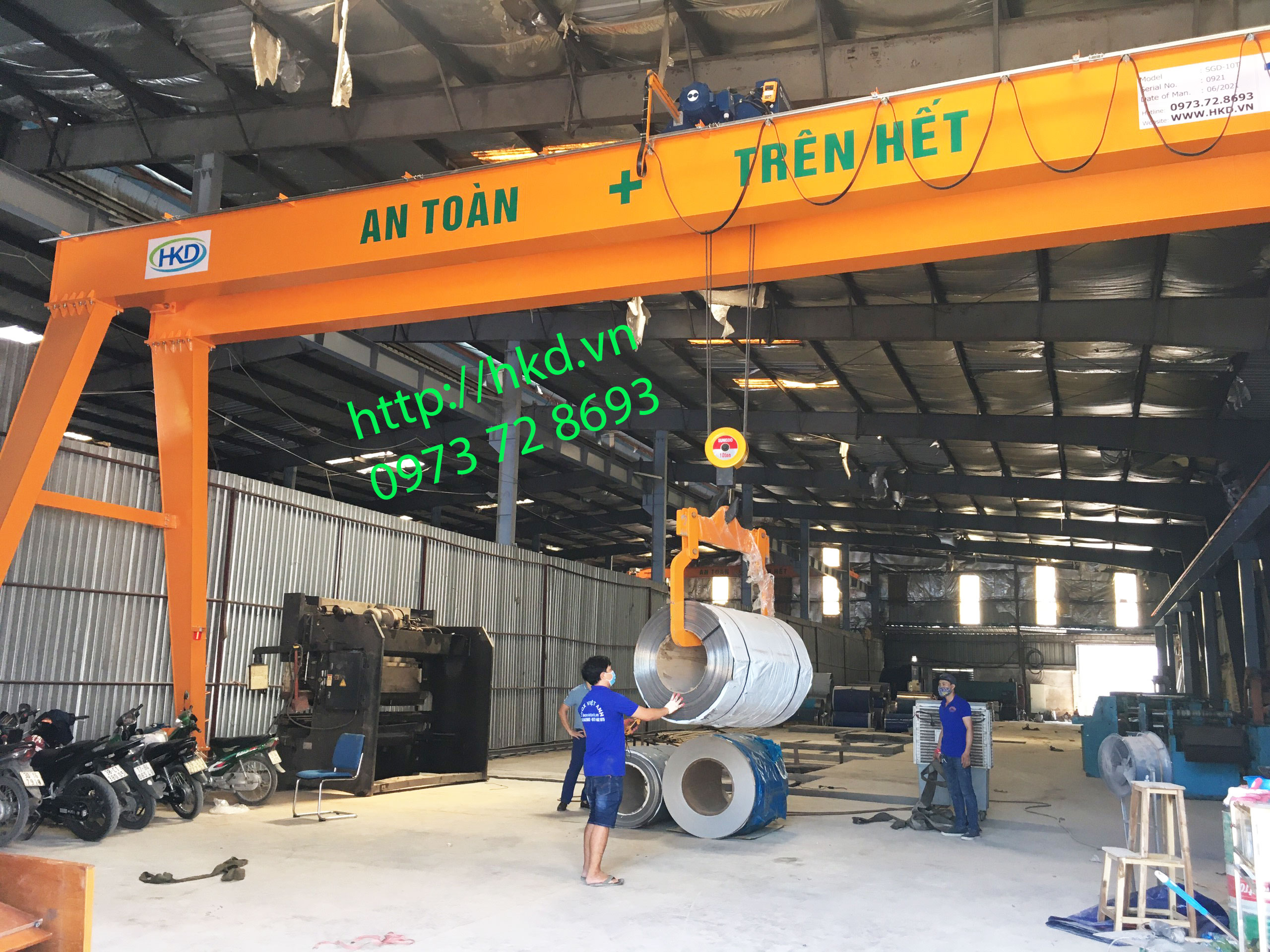 Cầu trục dầm đơn