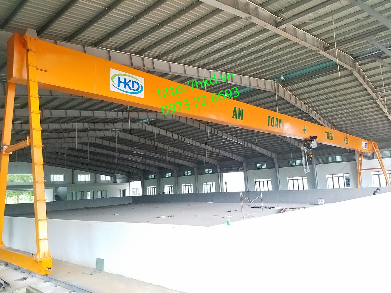 Cầu trục dầm đơn