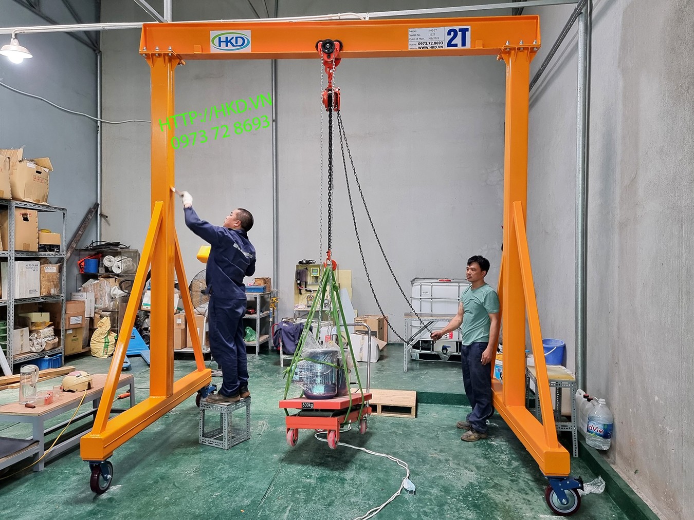 Cầu trục dầm đơn Cầu trục dầm đơn