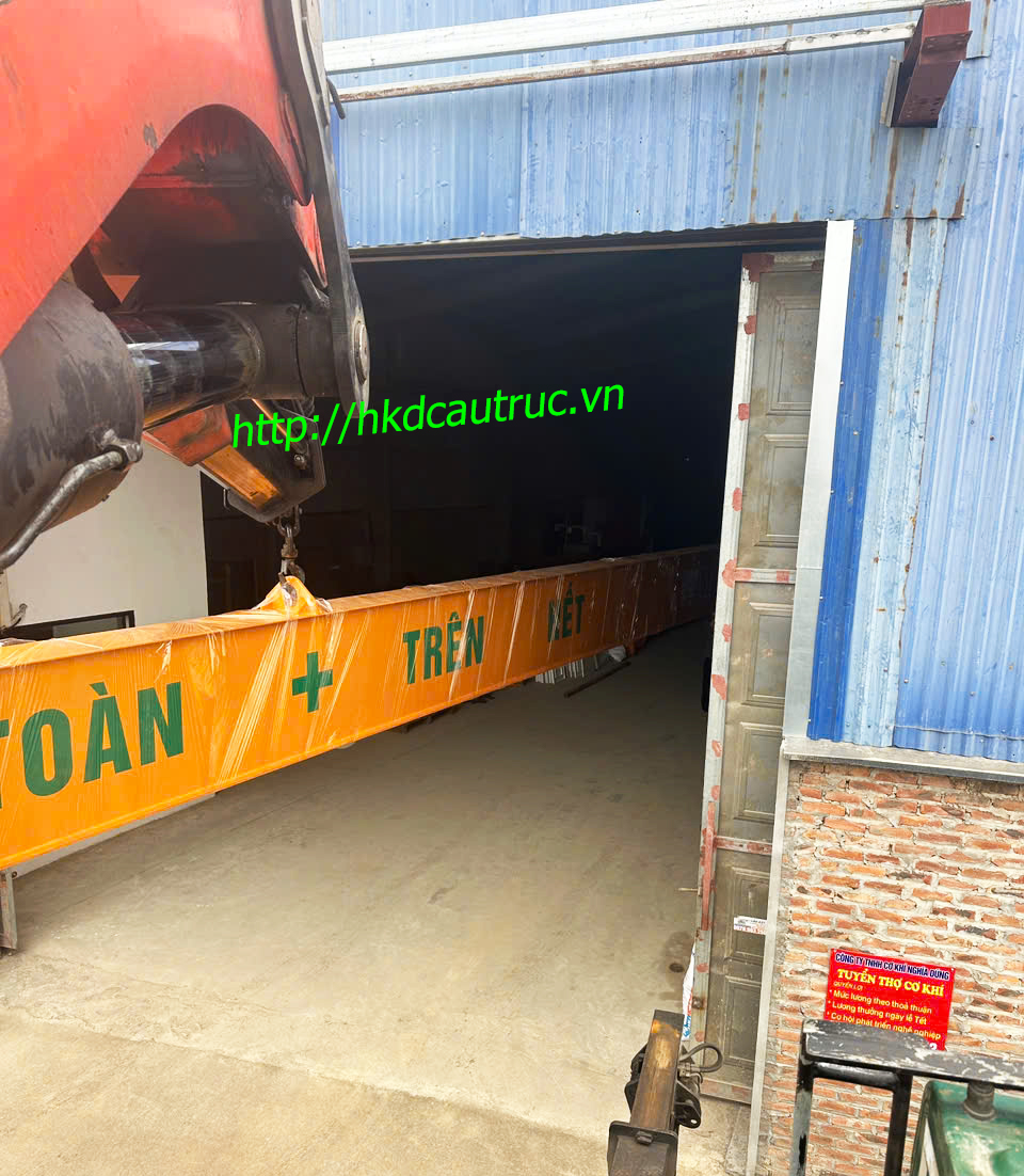 Lắp đặt trọn gói cầu trục 5 tấn - Anh Khánh, Hà Nội
