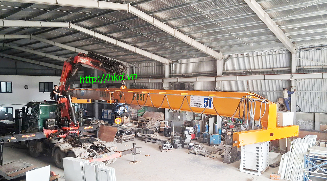 Cầu trục 5 tấn trọn bộ tại An Khánh - Hà Nội