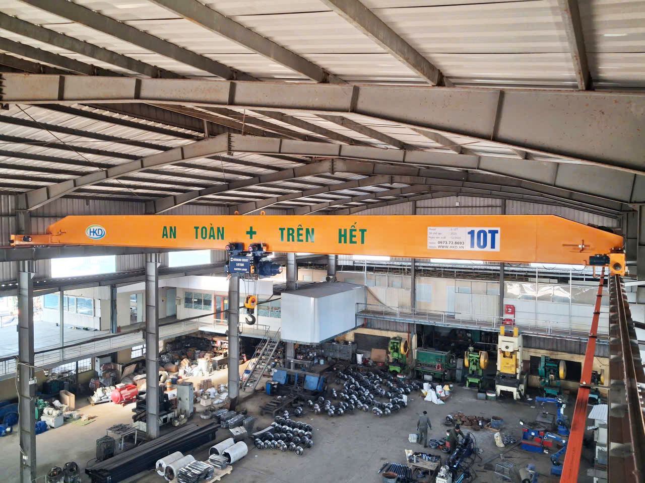cầu trục dầm đơn 5 tấn
