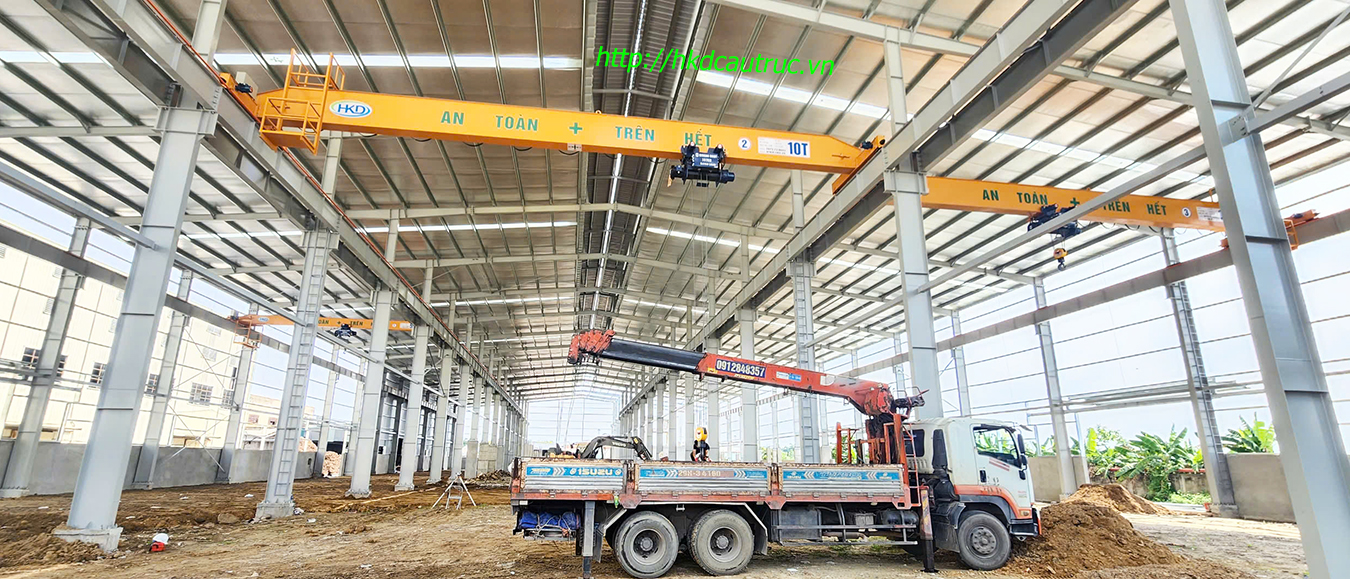 Cầu trục dầm đơn 10 tấn HKD