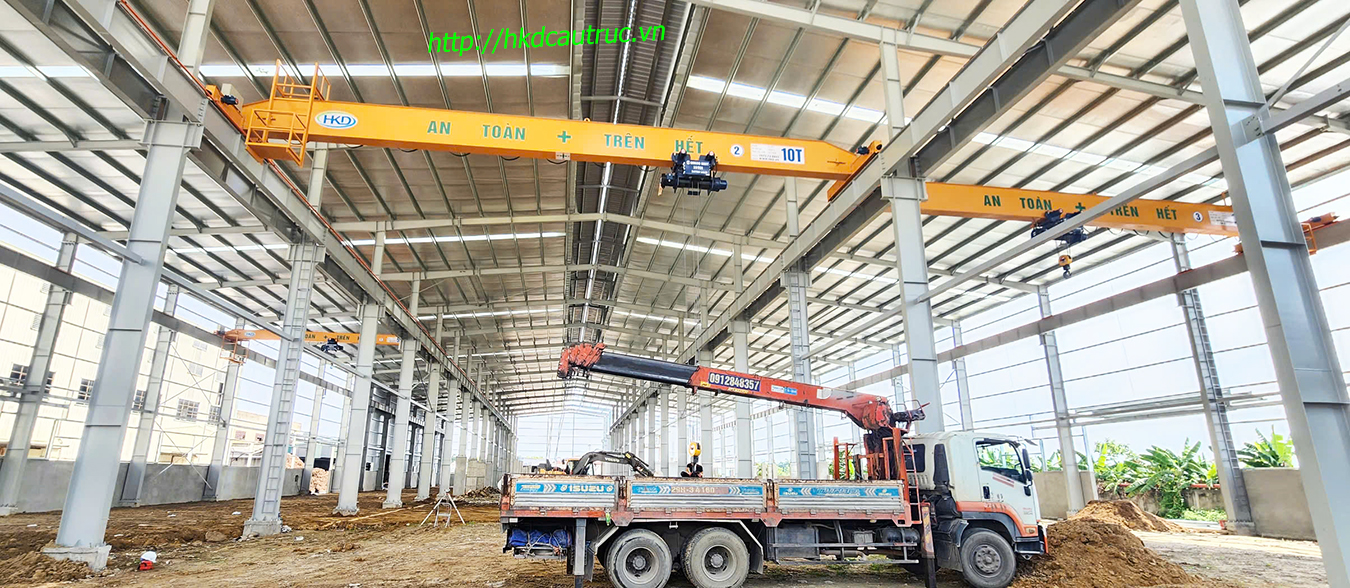 cầu trục dầm đơn 5 tấn giá tốt, giá rẻ