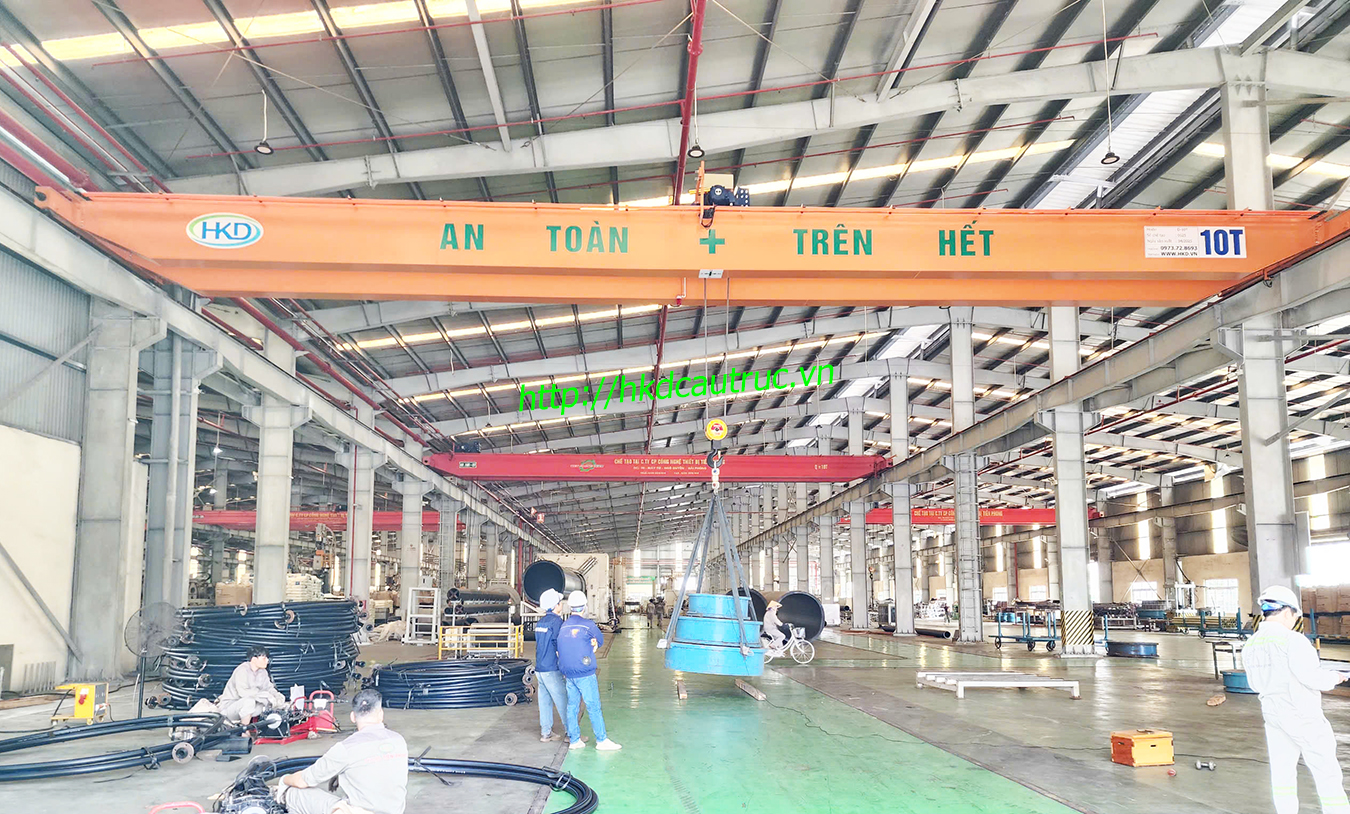 Cầu trục dầm đôi 10 tấn, Nam Định