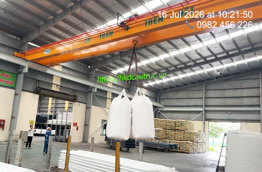 cầu trục hai dầm 5 tấn tại Nghệ An