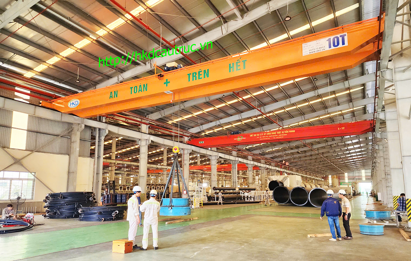 Cầu trục dầm đôi 10 tấn x 22 mét