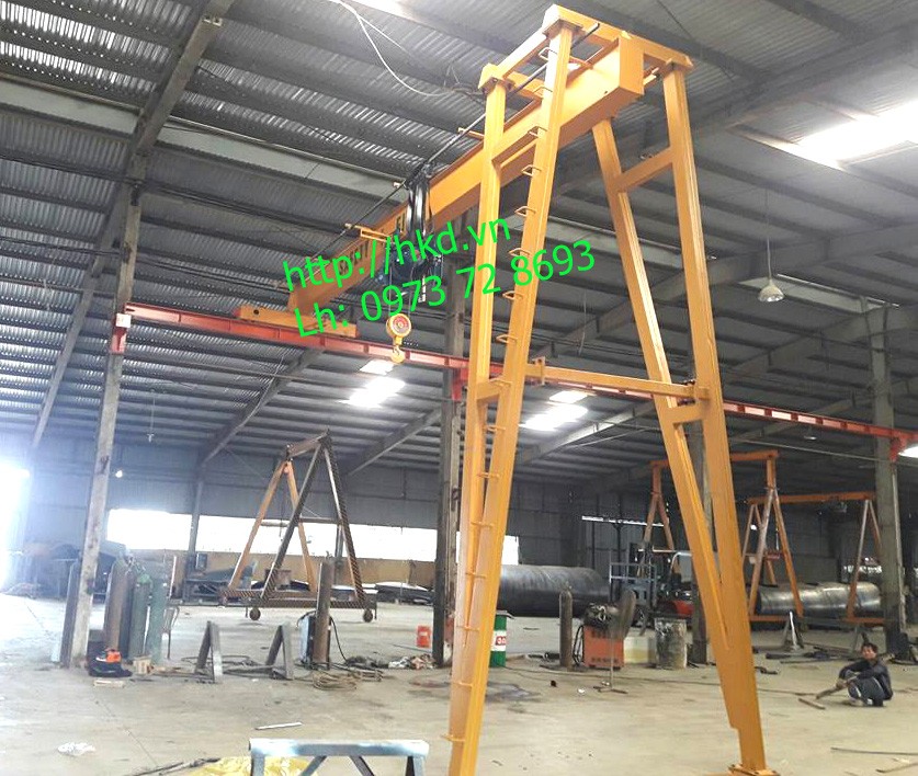 bán cổng trục dầm đơn 3 tấn