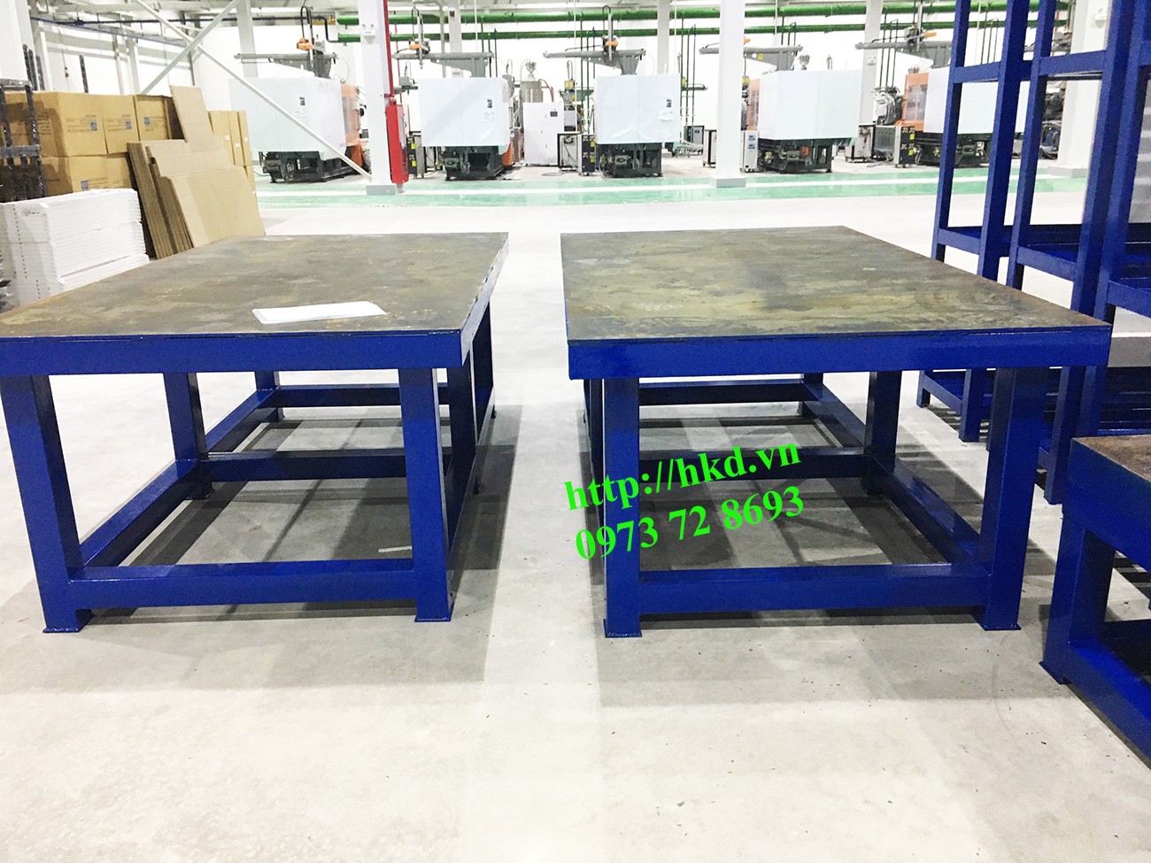 Bàn nguội và giá để đồ hkd