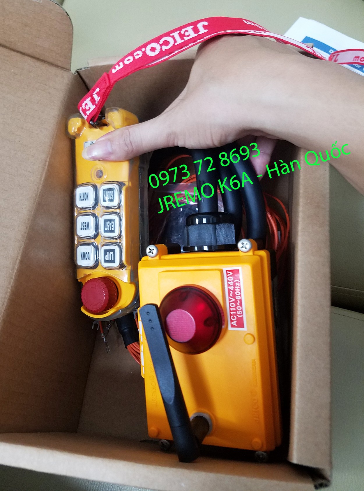 điều khiển từ xa cho cổng trục dầm đơn 3 tấn