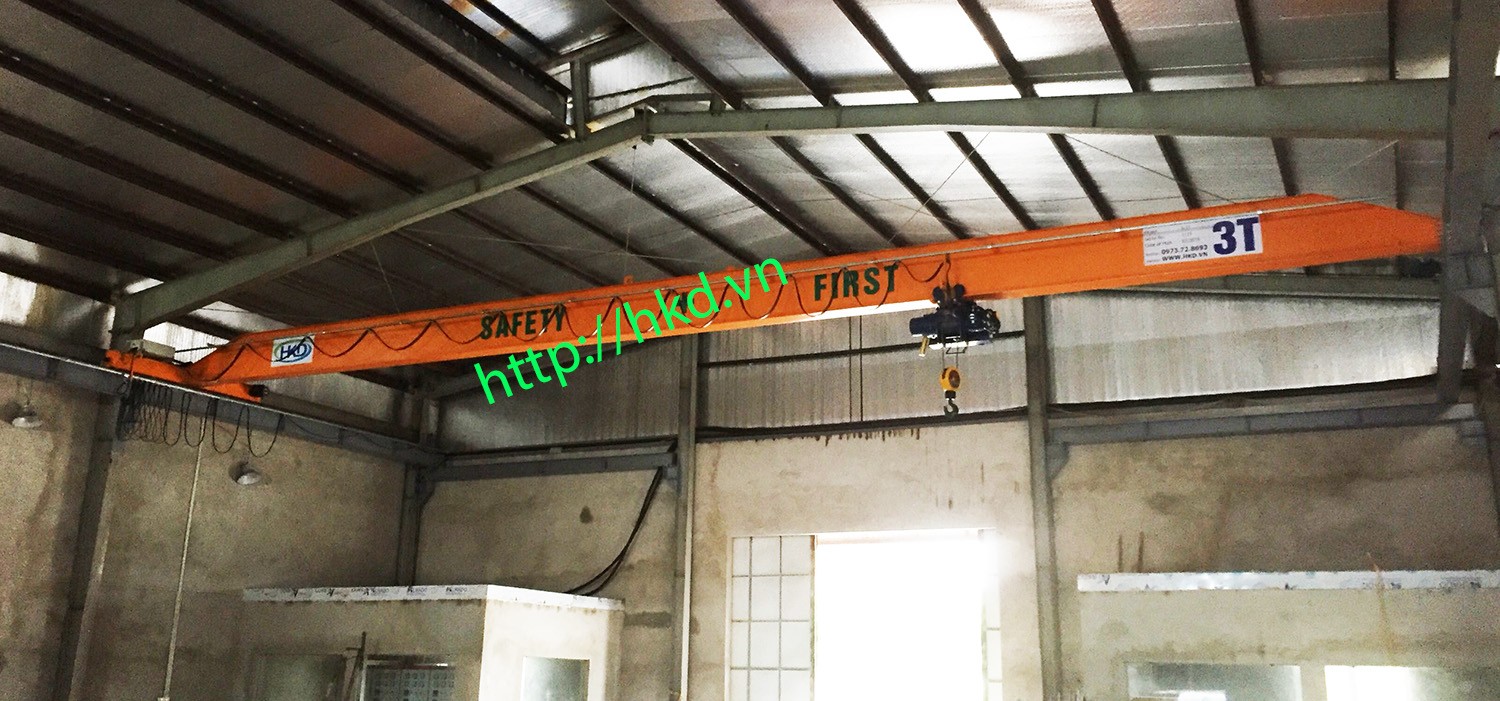 Cầu trục dầm đơn 3 tấn tại Đống Năm, Thái Bình