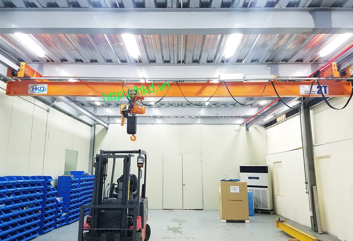 cầu trục treo dầm đơn 2 tấn