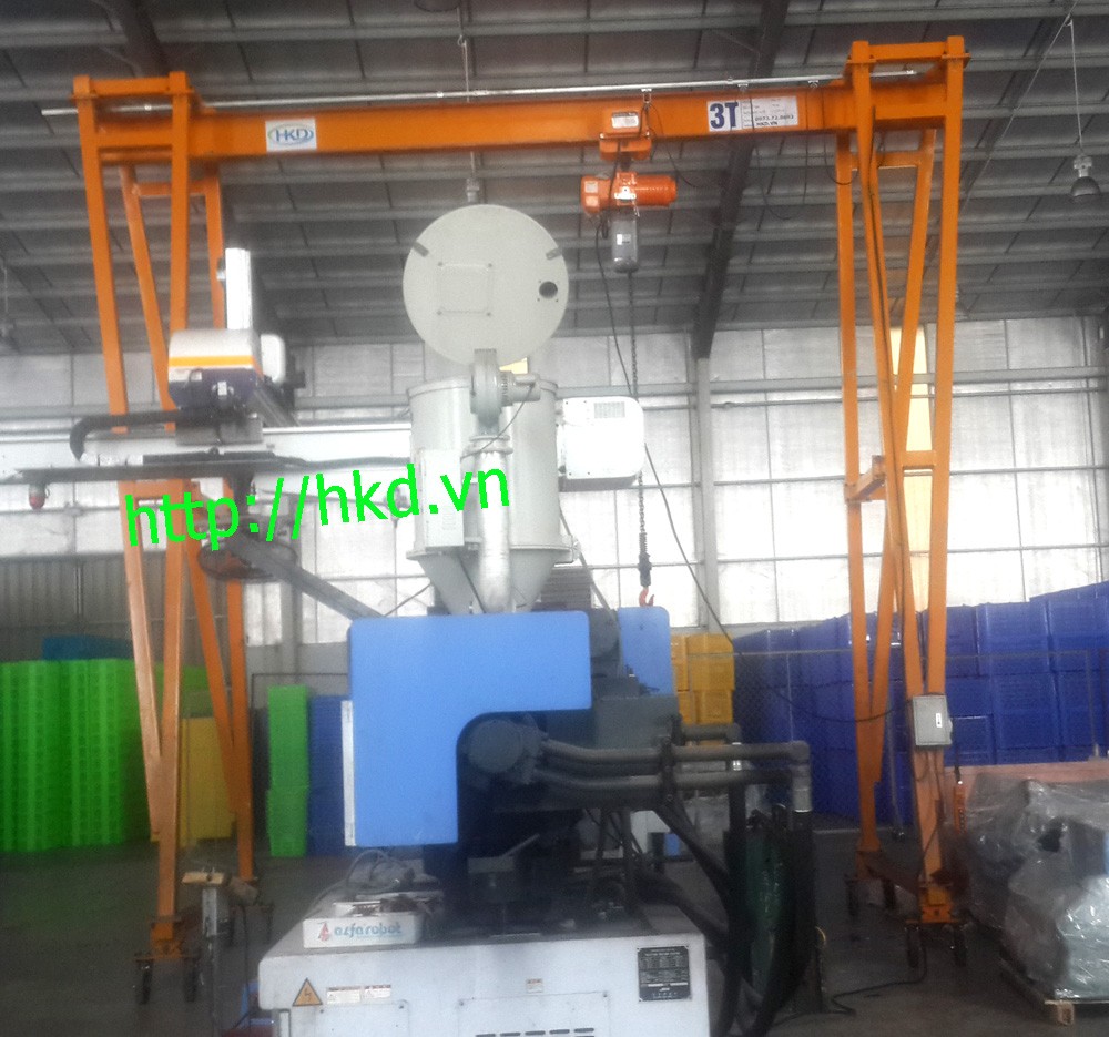 cổng trục đẩy tay 3 tấn HKD